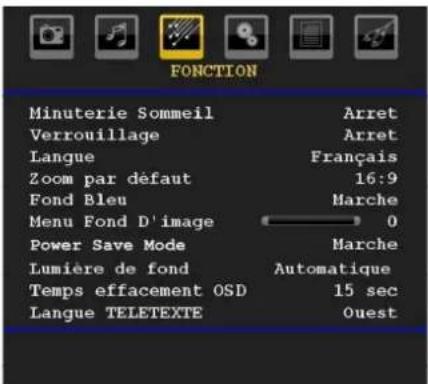 TechLine TL32LC740 - Menu fonctionnel - 1