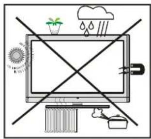 TechLine TL32LC740 - Avertissement - 1
