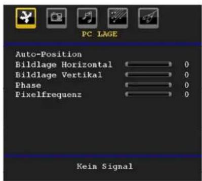 TechLine TL32LC740 - Menu PC Lage - 1