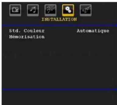 TechLine TL32LC740 - Menu d'installation dans des modes AV - 1