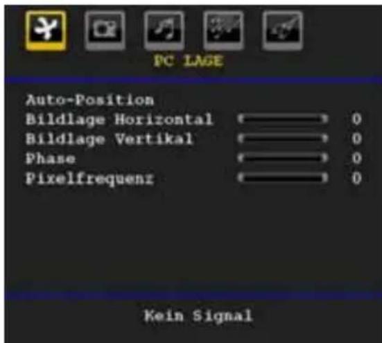 TechLine TL22LC740 - Menu PC Lage - 1