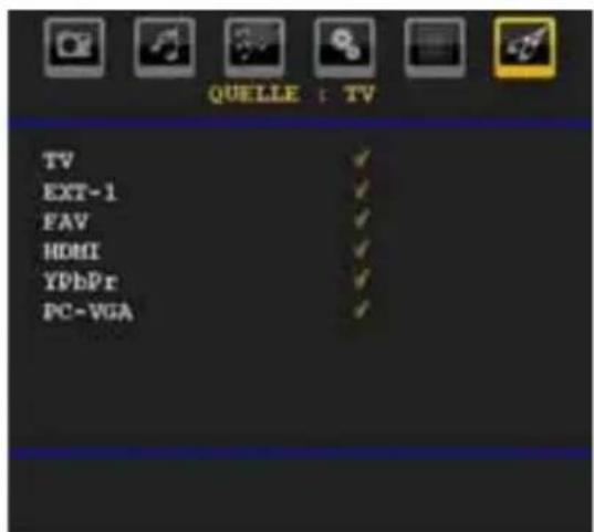 TechLine TL22LC740 - Menu Quelle - 1