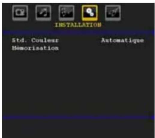 TechLine TL22LC740 - Menu d'installation dans des modes AV - 1