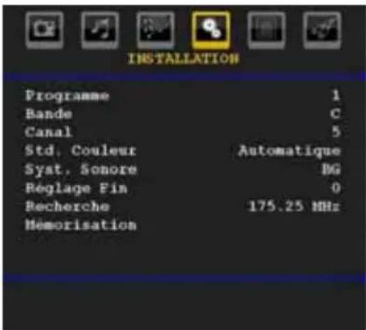 TechLine TL22LC740 - Menu d-installation - 1