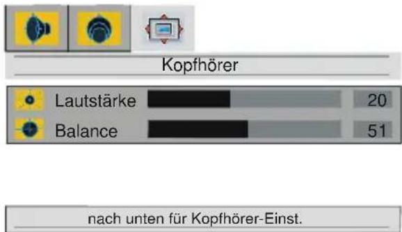 TechLine TL20LC17 - Das Menu „Kopfhörer“ - 1