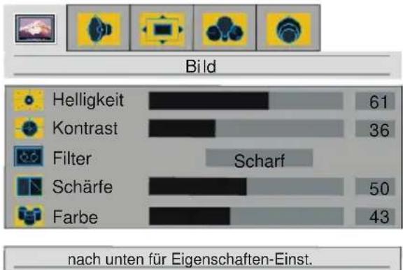 TechLine TL20LC17 - Das Menu „Bild“ - 1