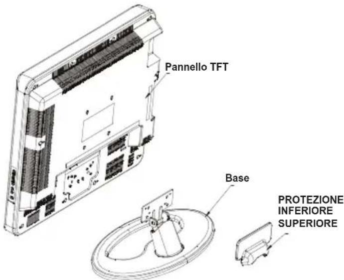 TechLine TL20LC17 - Installazione del teilevisore TFT a muro - 1