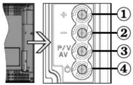 TechLine TL19LC740 - VUE AVANT et ARRIÈRE VUE LATERALE Boutons de contrôle - 3