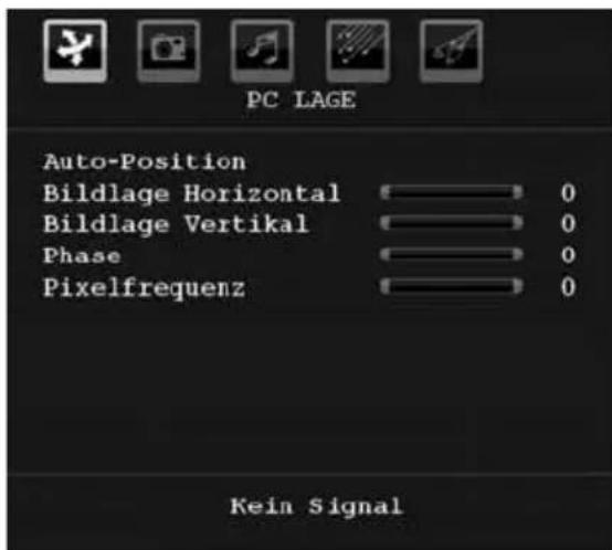 TechLine TL19LC740 - Menu PC Lage - 1
