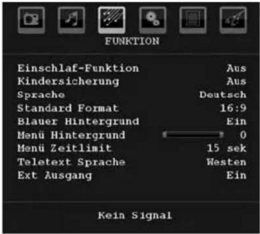 TechLine TL19LC740 - Menu Funktion - 1
