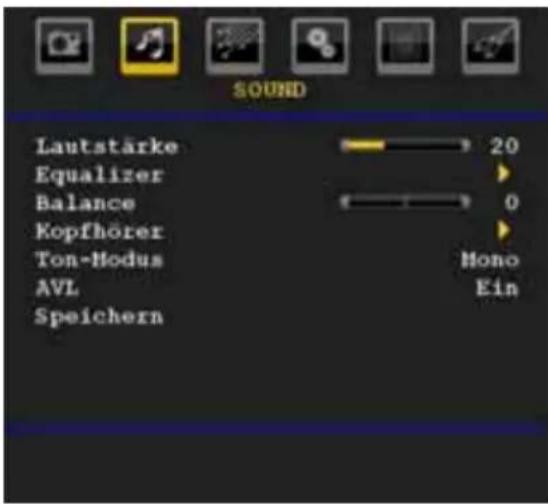 TechLine TL26LC741 - Menu Ton - 1