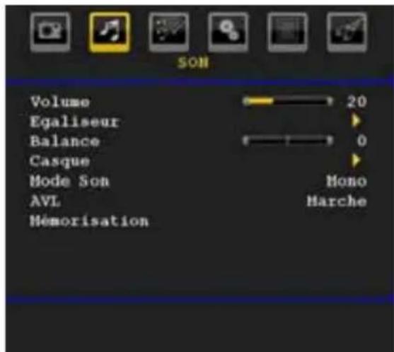 TechLine TL26LC741 - Menu Audio - 1