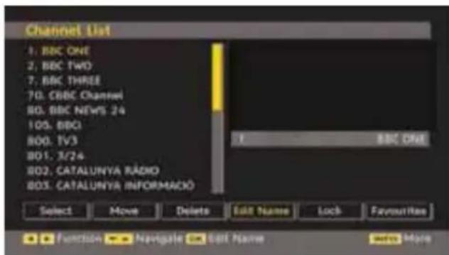 TechLine TL26LC741 - Renaming Channels - 1