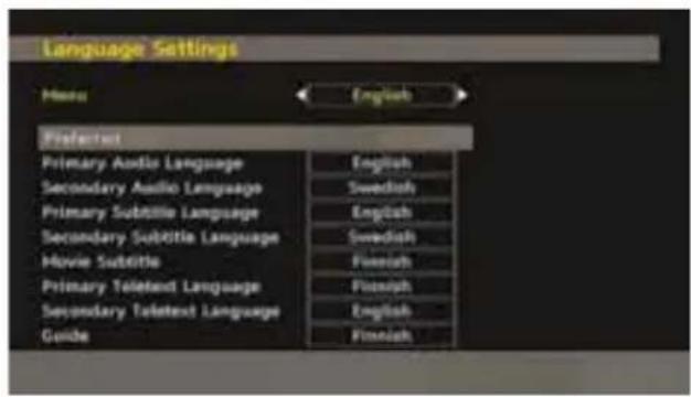 TechLine TL26LC741 - Language Settings - 1