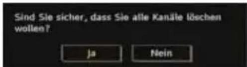 TechLine TL26LC741 - Diensteliste Löschen (*) - 1