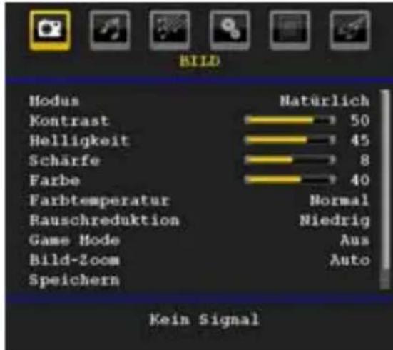 TechLine TL26LC741 - Menu Bild - 1