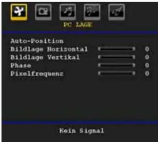 TechLine TL26LC741 - Menu PC Lage - 1