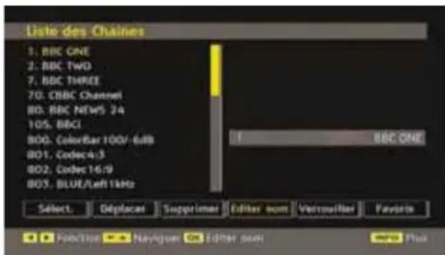 TechLine TL26LC741 - Renommer des chaînes - 1