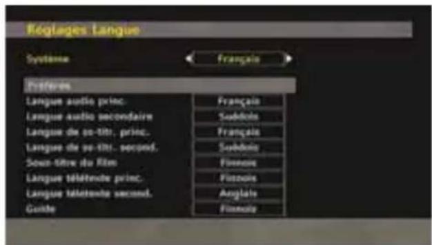 TechLine TL26LC741 - Paramètres linguistiques - 1