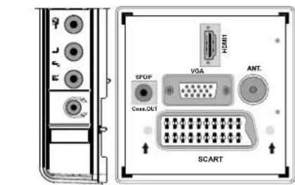 TechLine TL19LC741 - Connexion du téléviseur LCD à un PC - 1