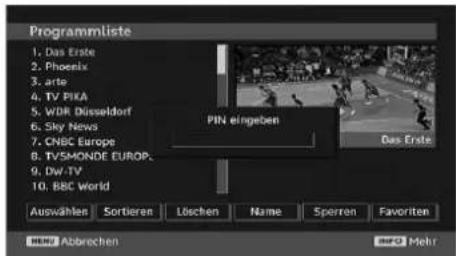 TechLine TL19LC741 - Kanäle sperren - 1