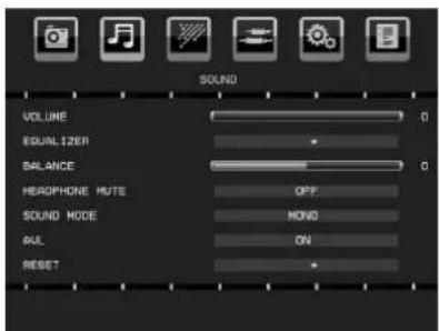 TechLine TL19LC741 - Sound Menu - 1