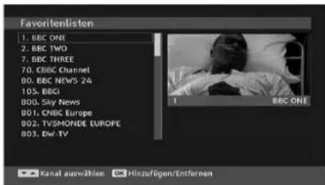 TechLine TL19LC741 - Favorite einrichten - 1