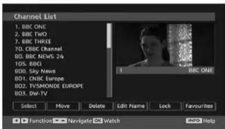 TechLine TL19LC741 - Channel List - 1