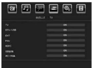 TechLine TL19LC741 - Menu Quelle - 1