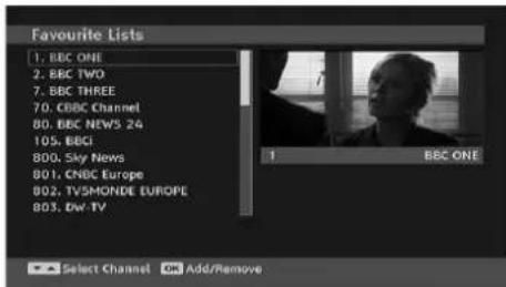 TechLine TL19LC741 - Setting Favourites - 1