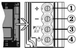 TechLine TL19LC741 - FRONT and REAR VIEW SIDE VIEW Control Buttons - 3
