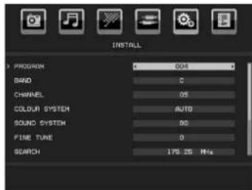 TechLine TL19LC741 - Install Menu - 1