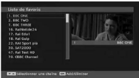 TechLine TL19LC741 - Réglage des chaînes favorites - 1