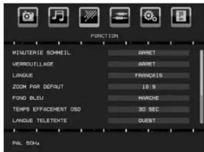 TechLine TL19LC741 - Menu Option - 1