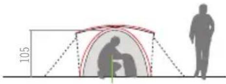 Vaude Campo Compact 2P - TENTBODEM: - 5