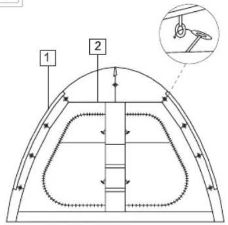 CRIVIT IAN 96531 - TENTE 4 PERSONNES - 16