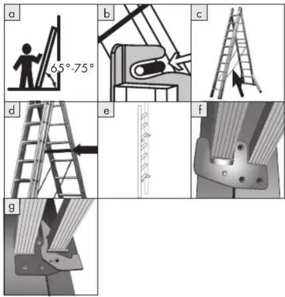 BRENNENSTUHL 1412060 - ○ Scala multifunzione Premium a 3 elementi - 1