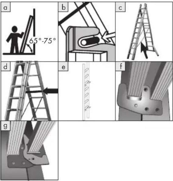 BRENNENSTUHL 1412060 - ○ Multi ladder, Premium, 3 parts - 1