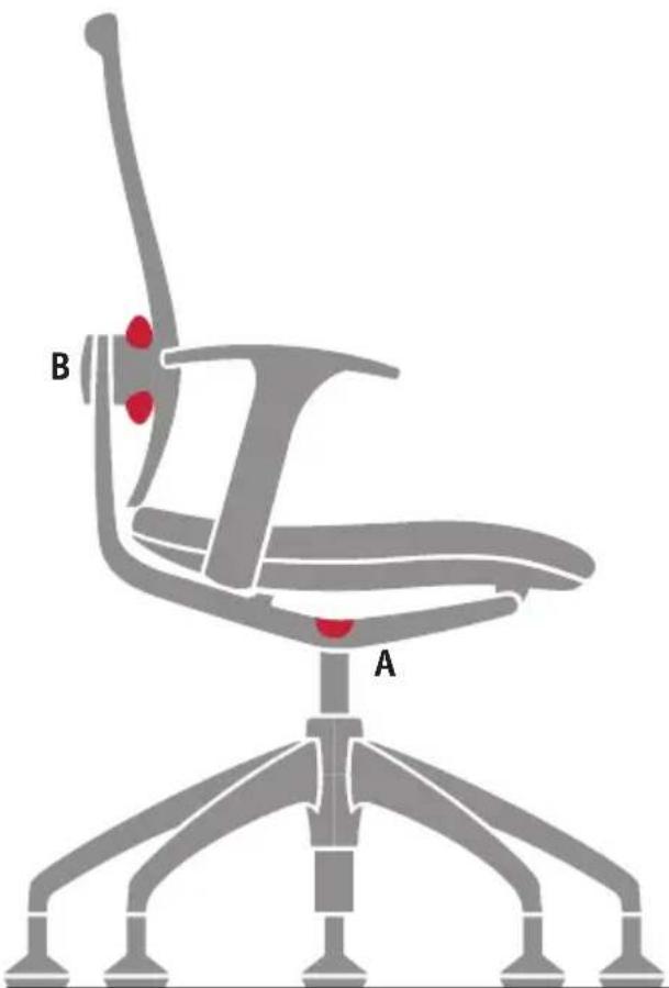 Sedus Open Up - Model met lordosesteun (optie) - 1