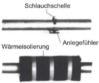 DIMPLEX SIH 20TE - Montage der Anlegefühler - 1
