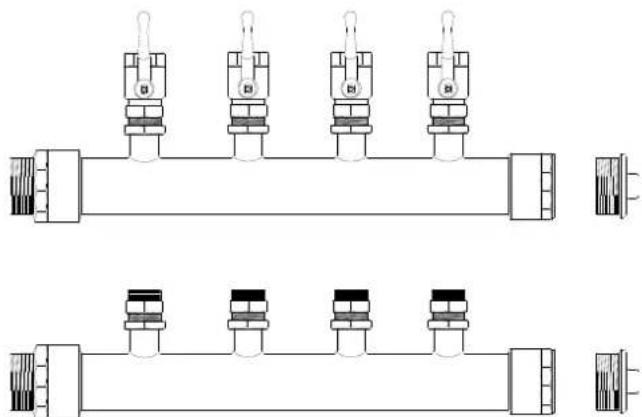DIMPLEX SI 6TU - Brine Circuit Manifold - 1