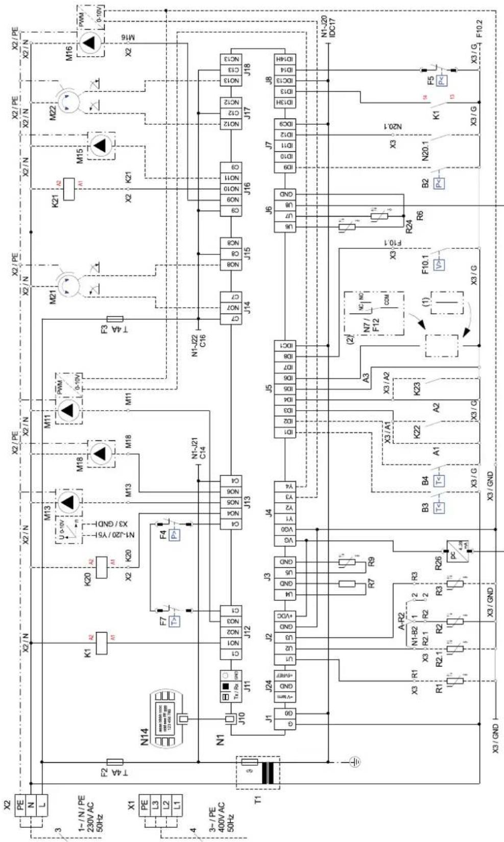 DIMPLEX SI 6TU - Anschlussplan / Connection Plan / Schéma de connexion - 1