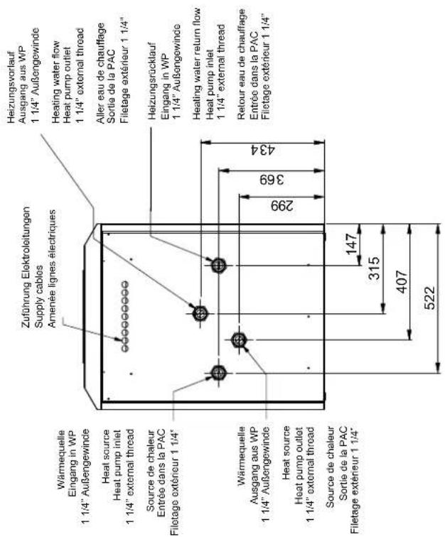 DIMPLEX SI 18 TU - Maßbild / Dimension Drawing / Schéma coté SI 6TU - SI 14TU - 1