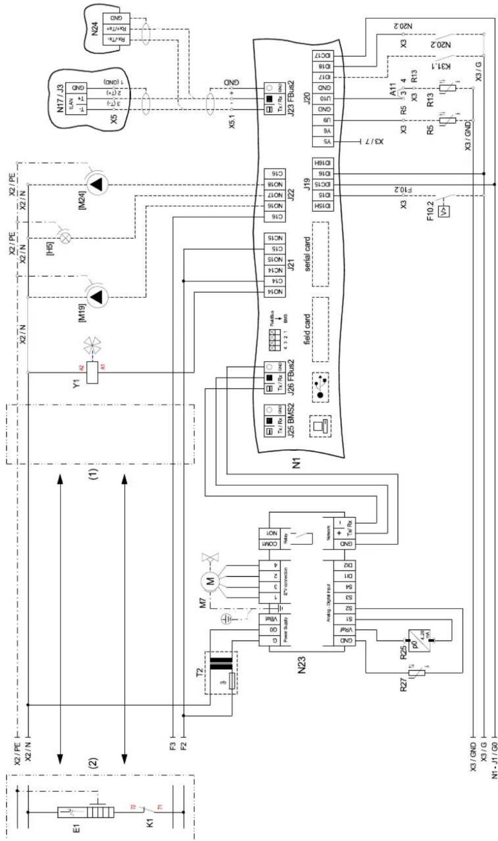 DIMPLEX LI 12TU - Anschlussplan / Circuit Diagram / Schémaelectrique - 1