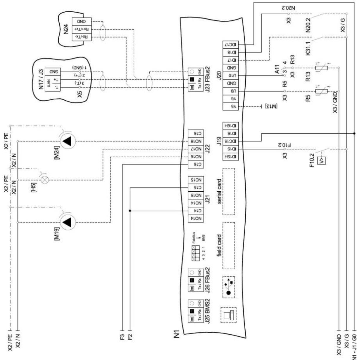 DIMPLEX SI 22TU - Anschlussplan / Circuit Diagram / Schéma électrique SI 22TU - 1