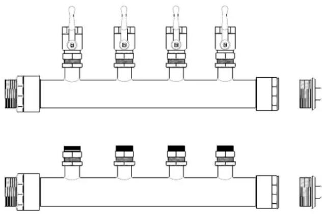 DIMPLEX SI 22TU - Brine Circuit Manifold - 2