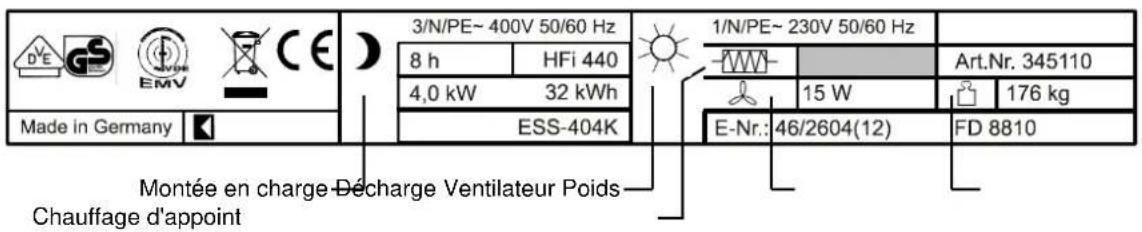DIMPLEX VFMi C - Côté droit : - 3