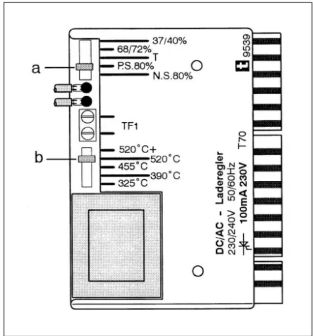 DIMPLEX FSD24C - Temperaturas de desconexión del regulador de carga - 1