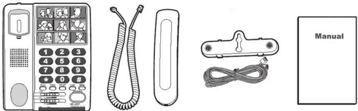 Serene Innovations HD 40P - Package Contents - 1