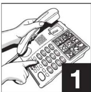 Serene Innovations HD 40P - Programming Number for One-Touch Memory Dialing - 1
